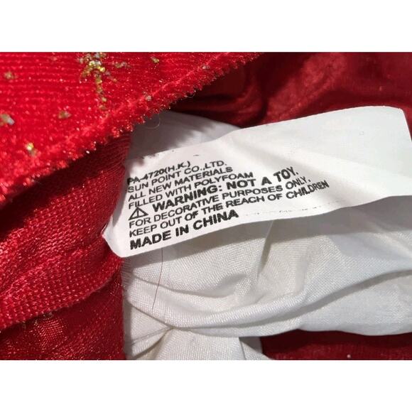 Vintage Sun Point Co. 10" Angel Porcelain Face Hands Christmas Choir Angel Sing - Picture 3 of 5